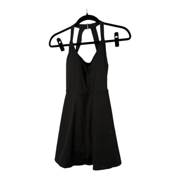 Halara Softlyzero Airy Twisted Cool Touch Activewear Dress Black Easy Peezy XS - Picture 6 of 12
